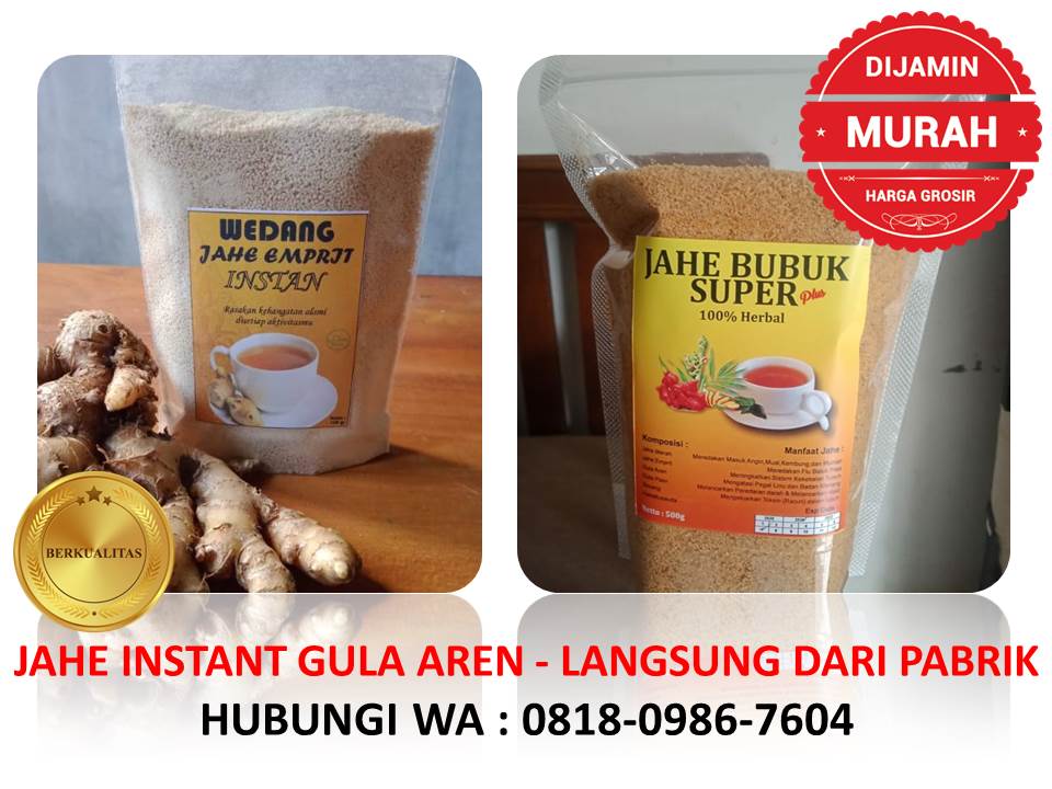 Cara jualan wedang serbuk jahe merah gula aren instant WA : 0818-0986-7604 mencari rekanan pemasaran di seluruh indonesia. 002761325-hektar-jahe-merah-gula-aren-instant